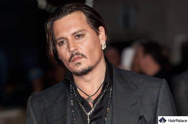 Johnny Depp's mature hairline