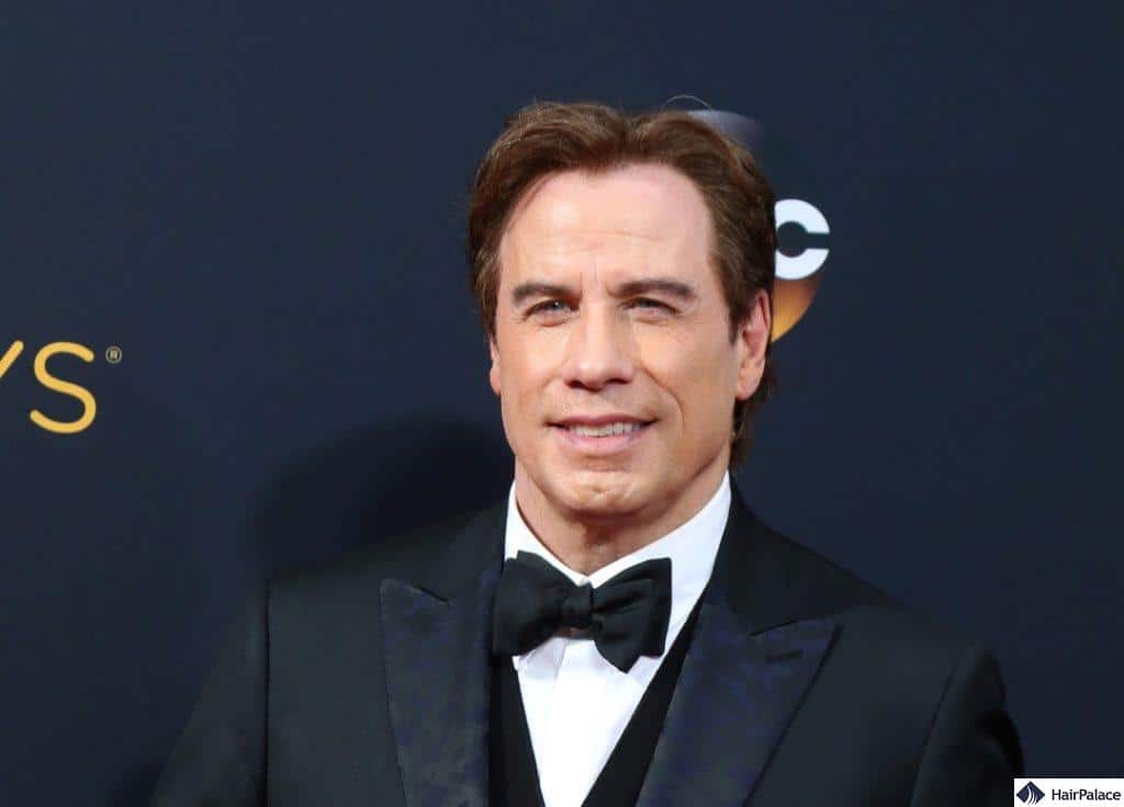 John Travolta hairline after rumoured hair transplant in 2016