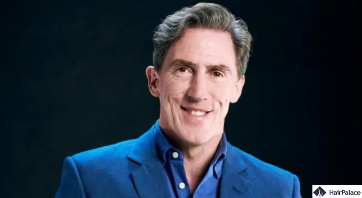 Rob Brydon's dense hair