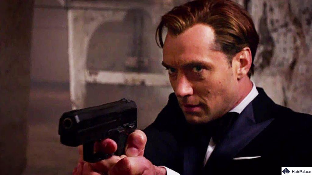 Jude Law's dense hairline in Spy movie