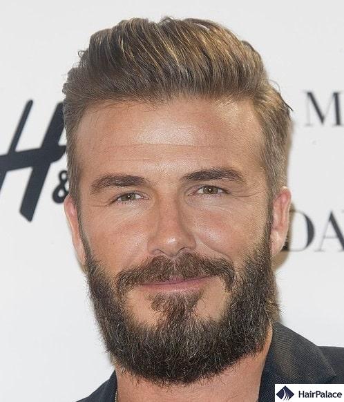 david beckham full beard transplant