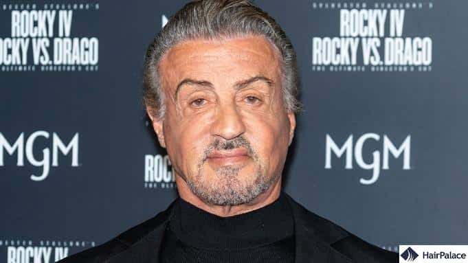 Sylvester Stallone natural hair