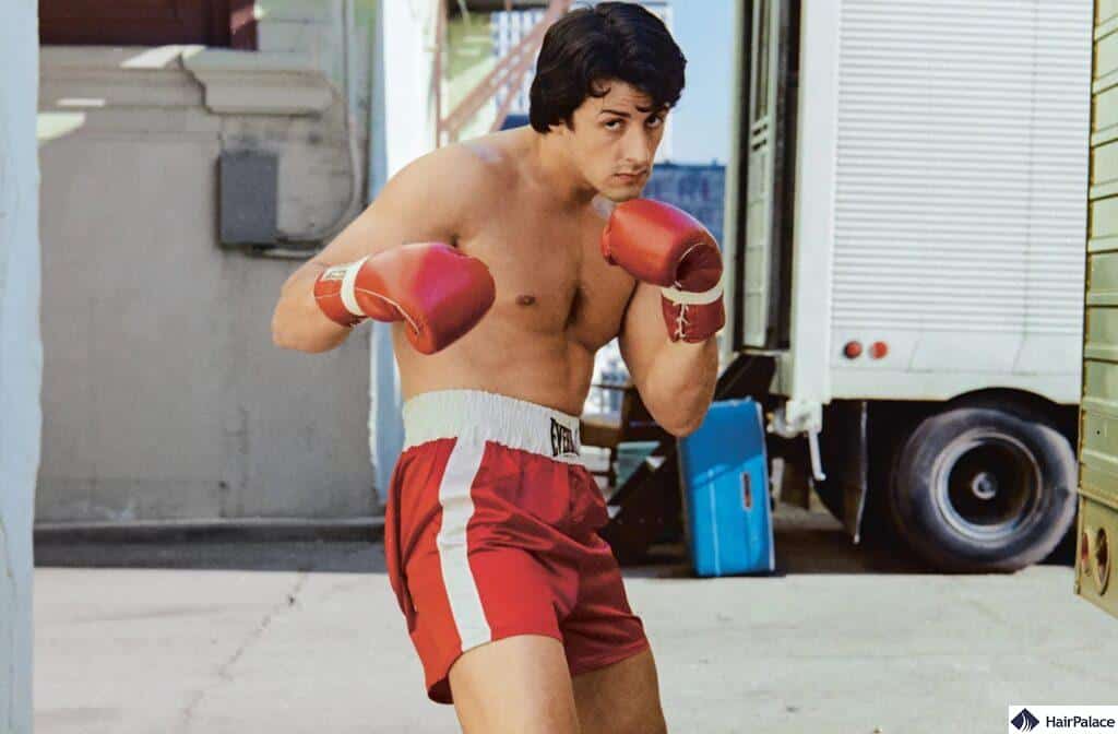 Sylvester Stallone in Rocky 1976