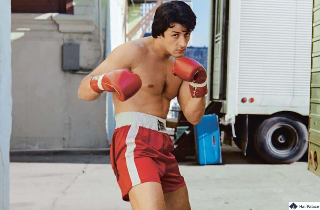 Sylvester Stallone in Rocky 1976