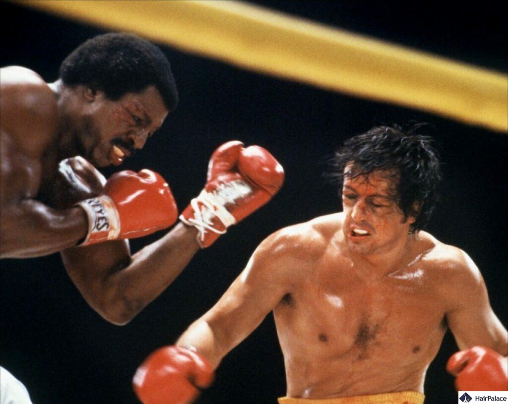 Stallone in Rocky 2