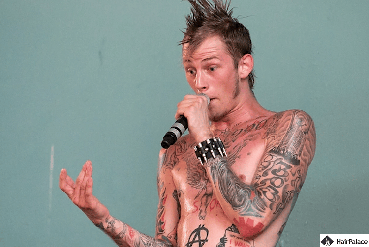 hair loss of machine gun kelly