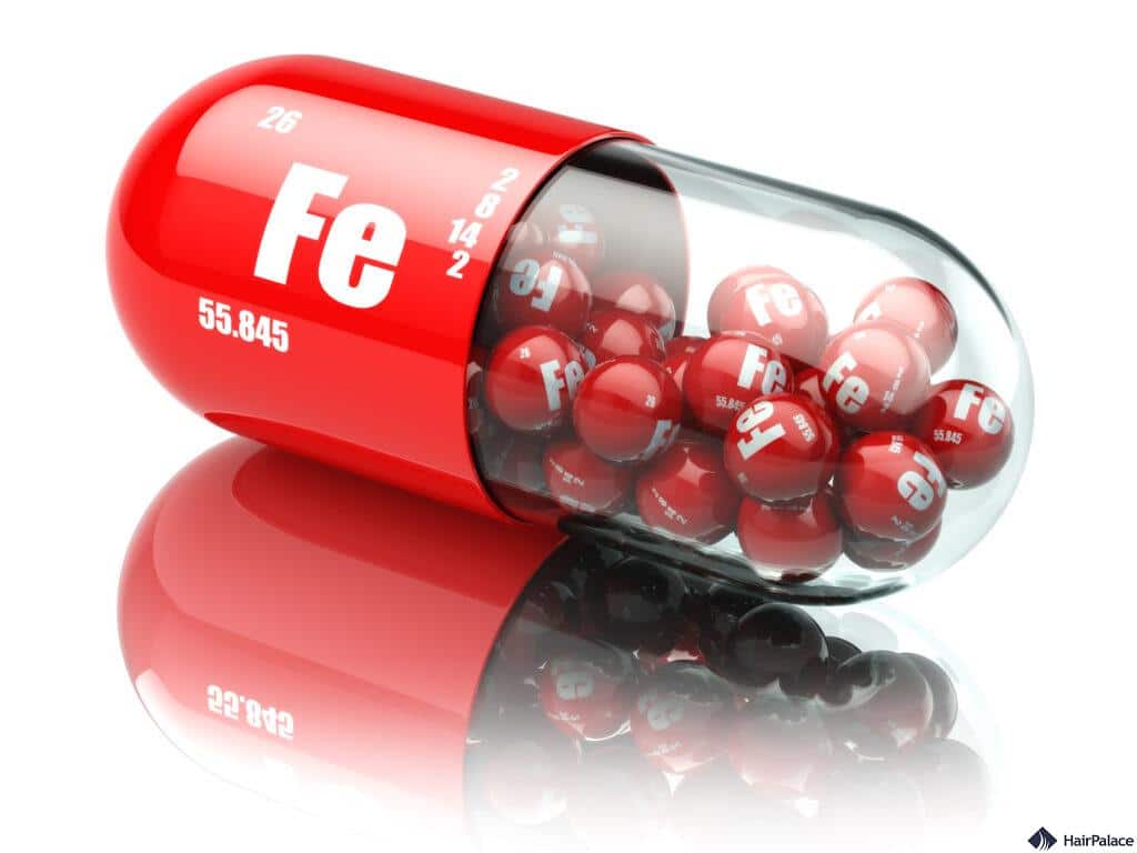 iron supplements can treat anemia hair loss