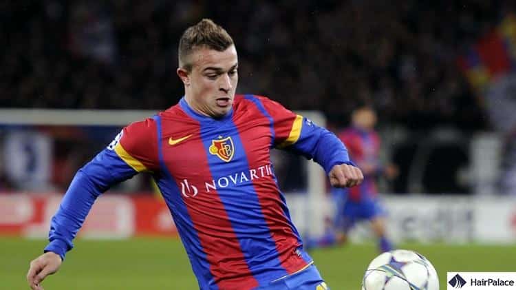 Shaqiri had a a clear recession at his hairline at the age of 21