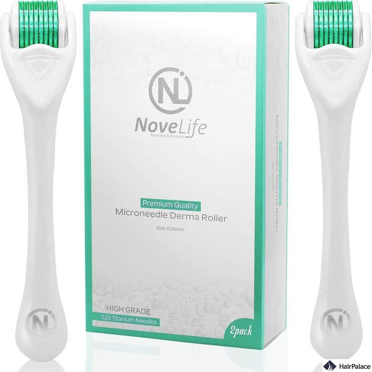 novelife derma roller microneedle for hair
