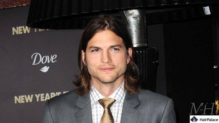 Ashton Kutcher never shied away from long hair