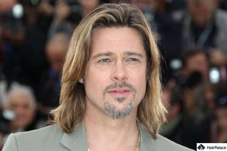 Brad Pitt used to have long hair