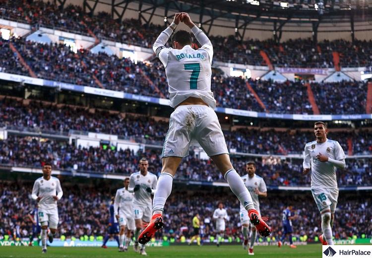 Cristiano Ronaldo and his famous SIU celebration