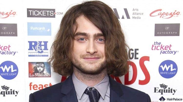 Daniel Radcliffe somethimes wears long hair