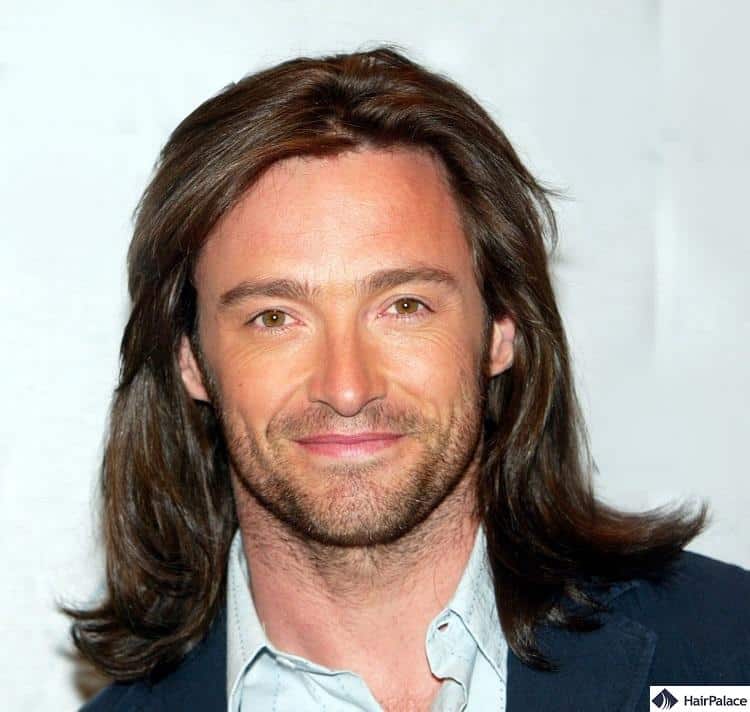 Hugh Jackman used to have long hair in his early career