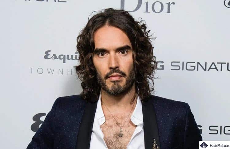 Russel Brand is famous for his controversies and thick long hair