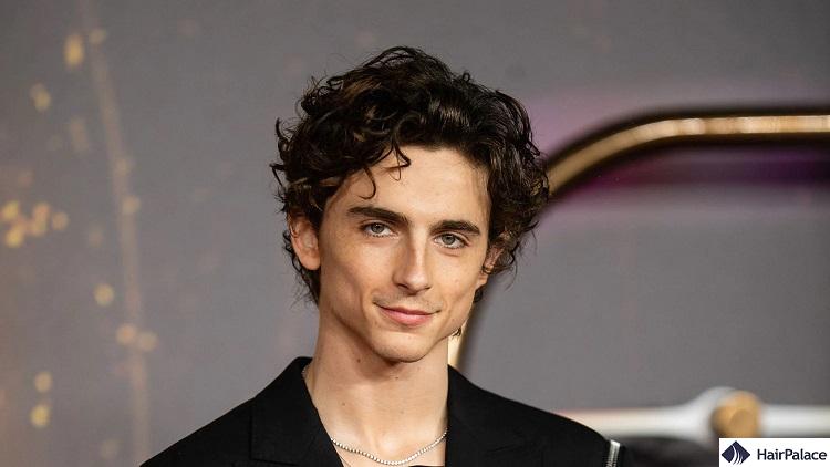 Timotheé Chalamet usually wears his hair long