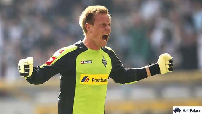 ter stegen's hair during his debut
