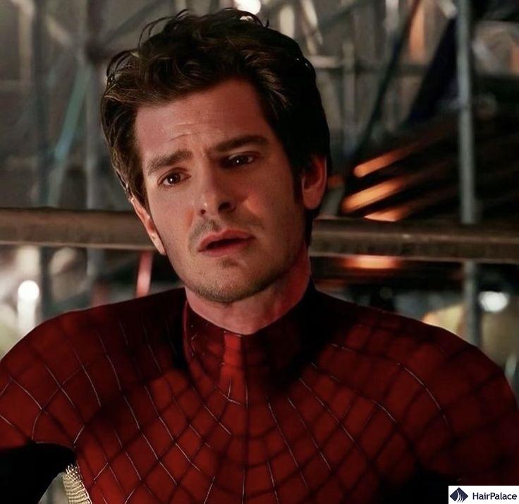 andrew garfield hair transplant in spiderman