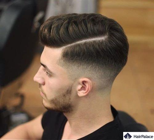 comb over with fade