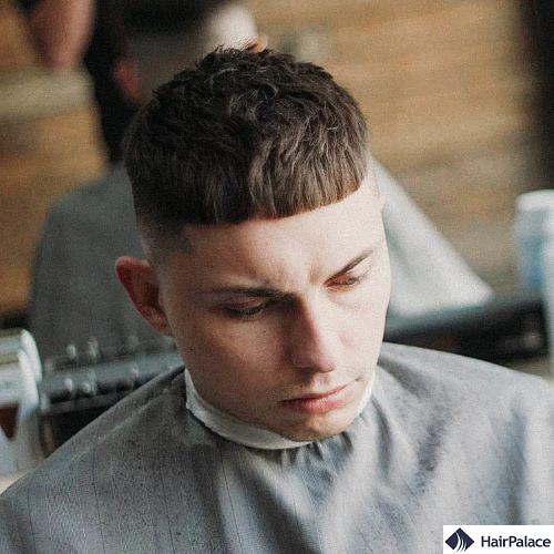 french crop receding hairline hairstyle