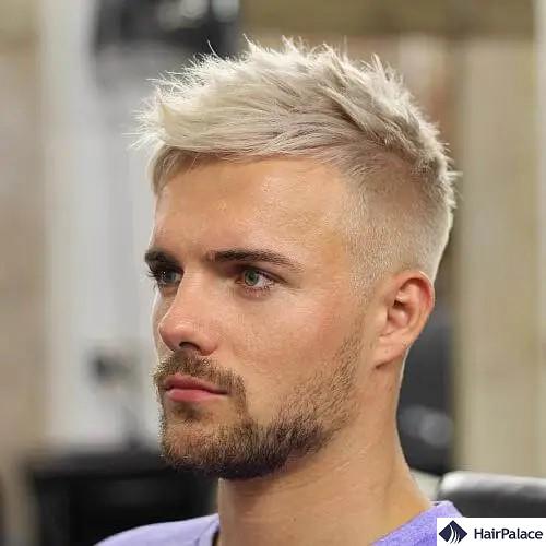 spiky hair receding hairline haircut