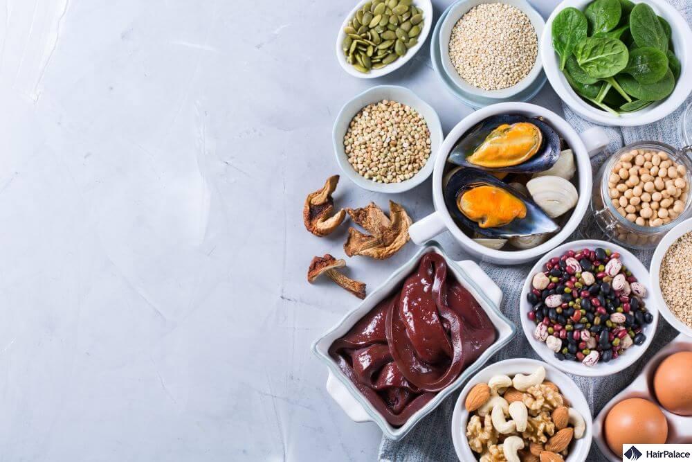 zinc rich foods for hair growth