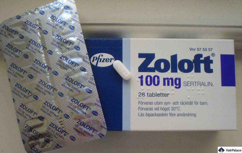 does setraline cause hair loss